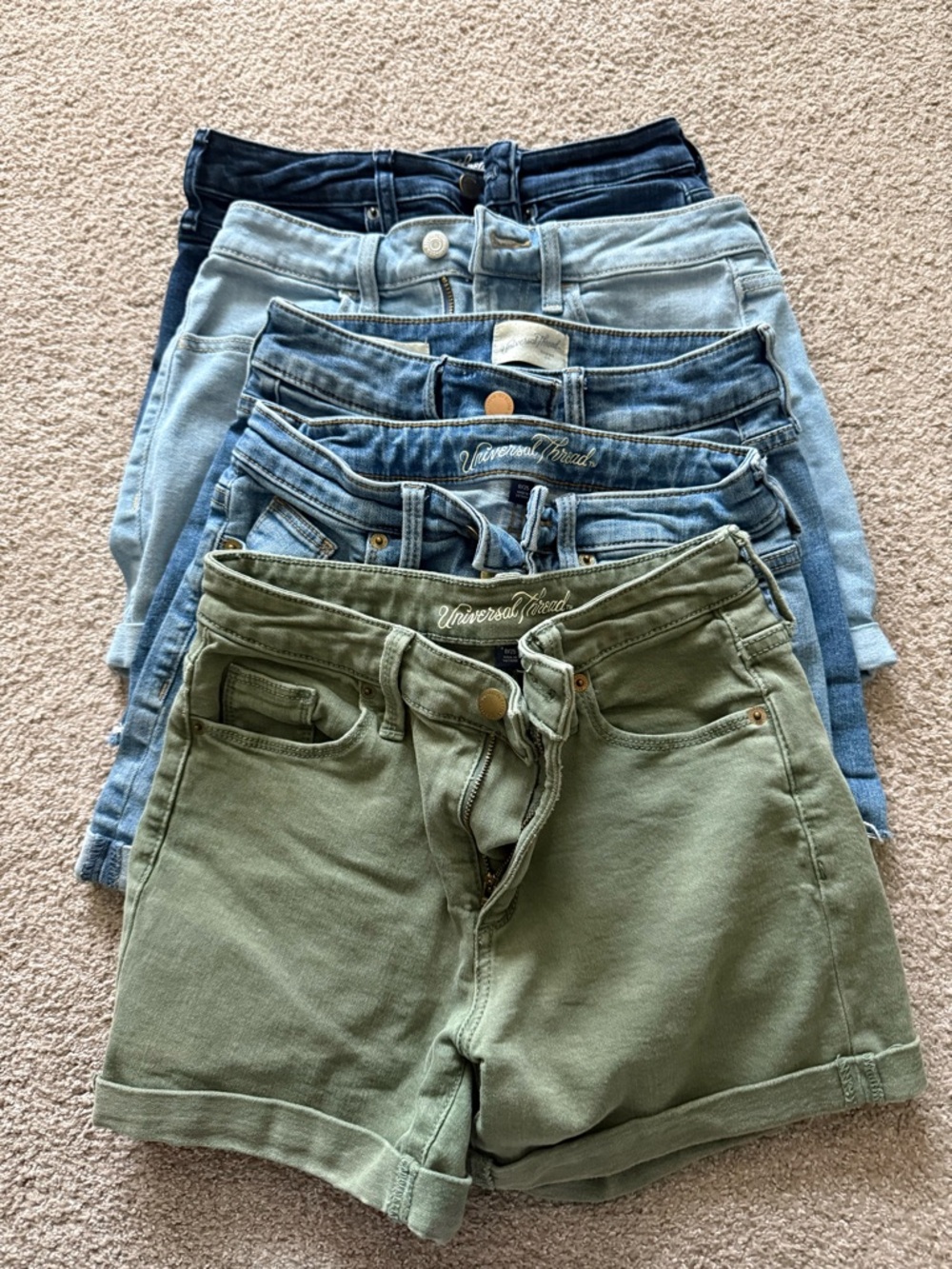 Women’s Shorts Bulk Lot- 5 pairs Size 0/25